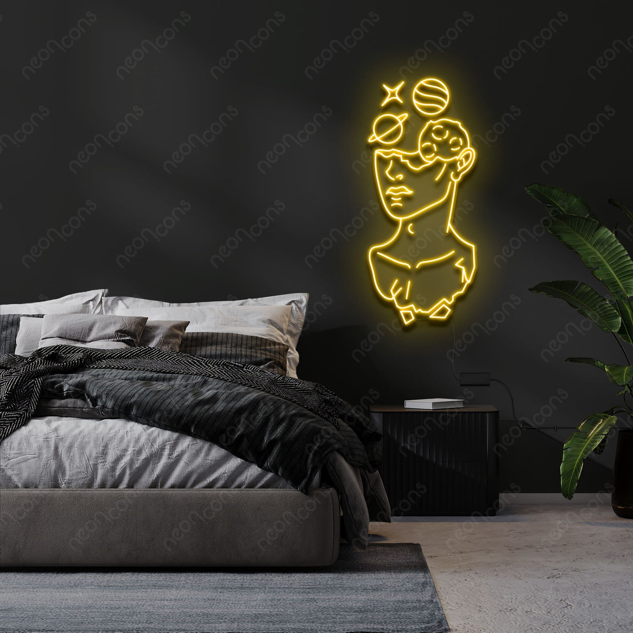 "Galactic David" LED Neon