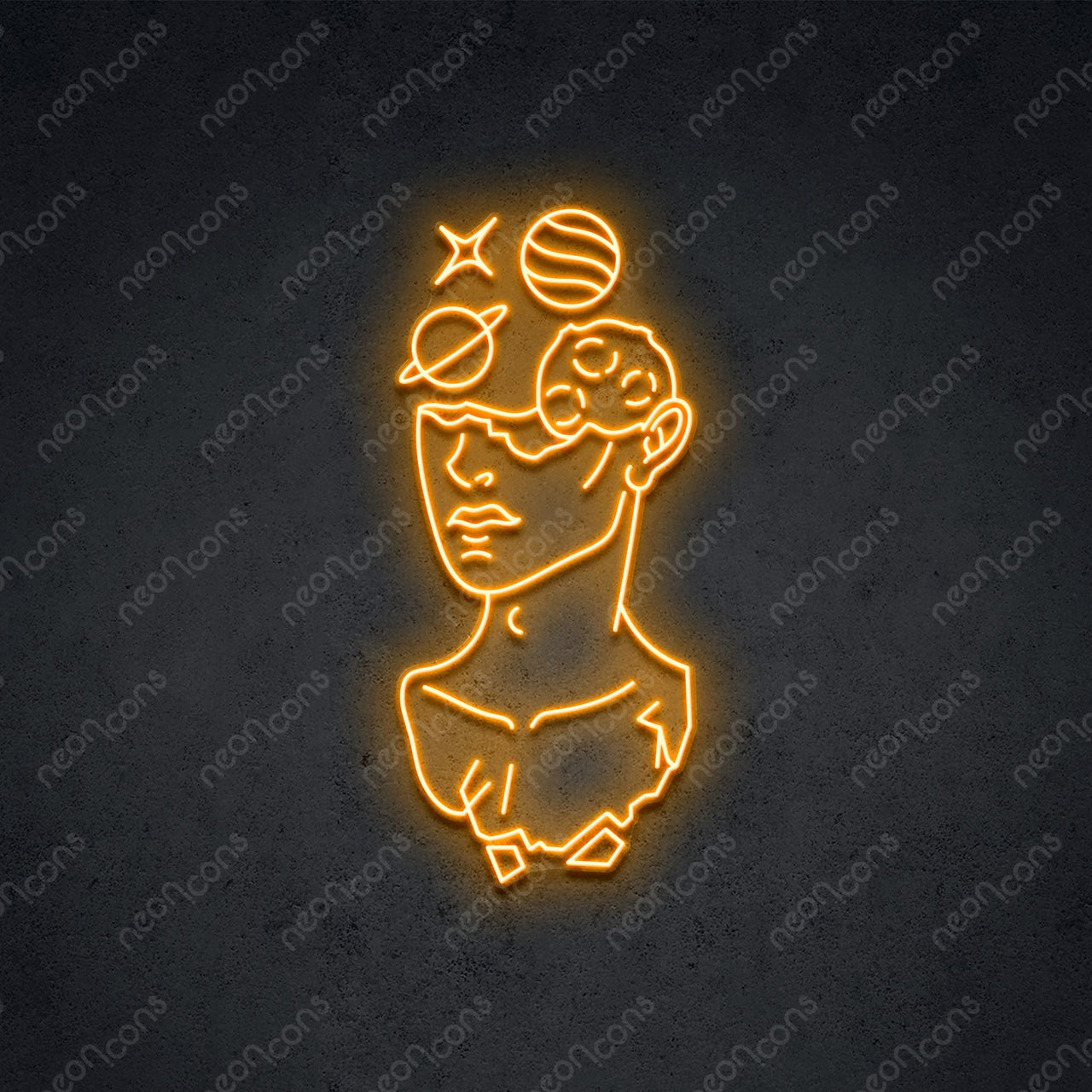 "Galactic David" LED Neon