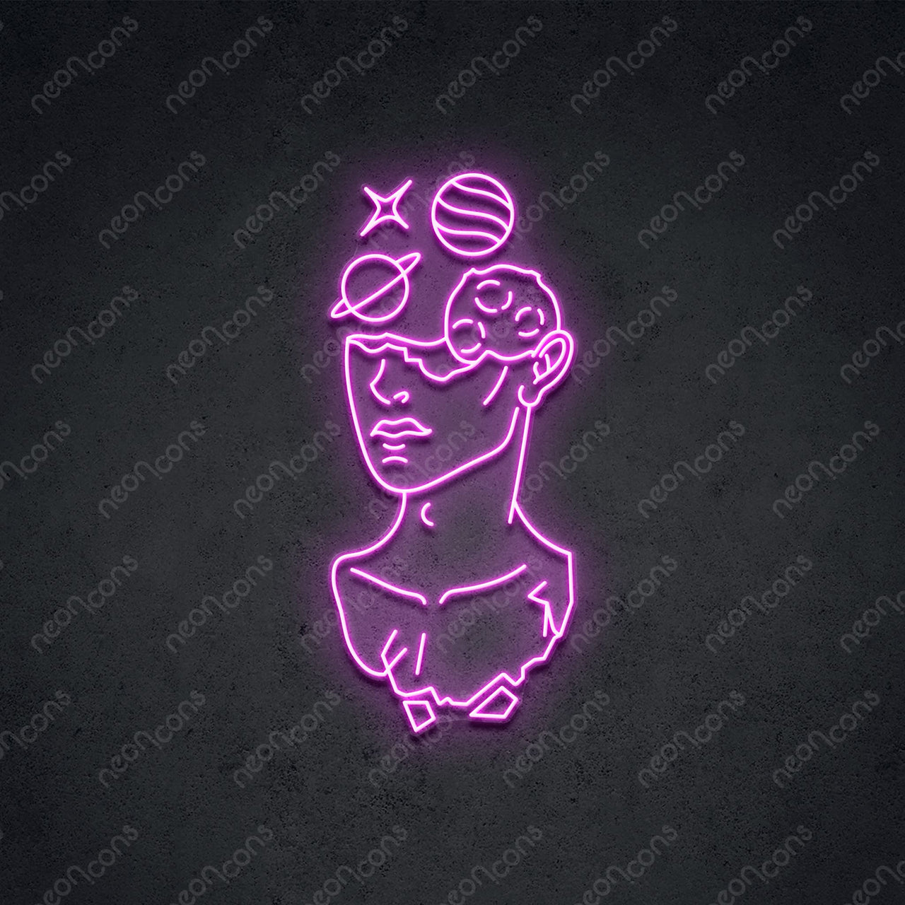 "Galactic David" LED Neon