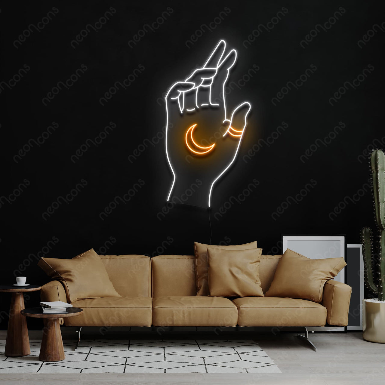 "Hand of Manifestation" LED Neon