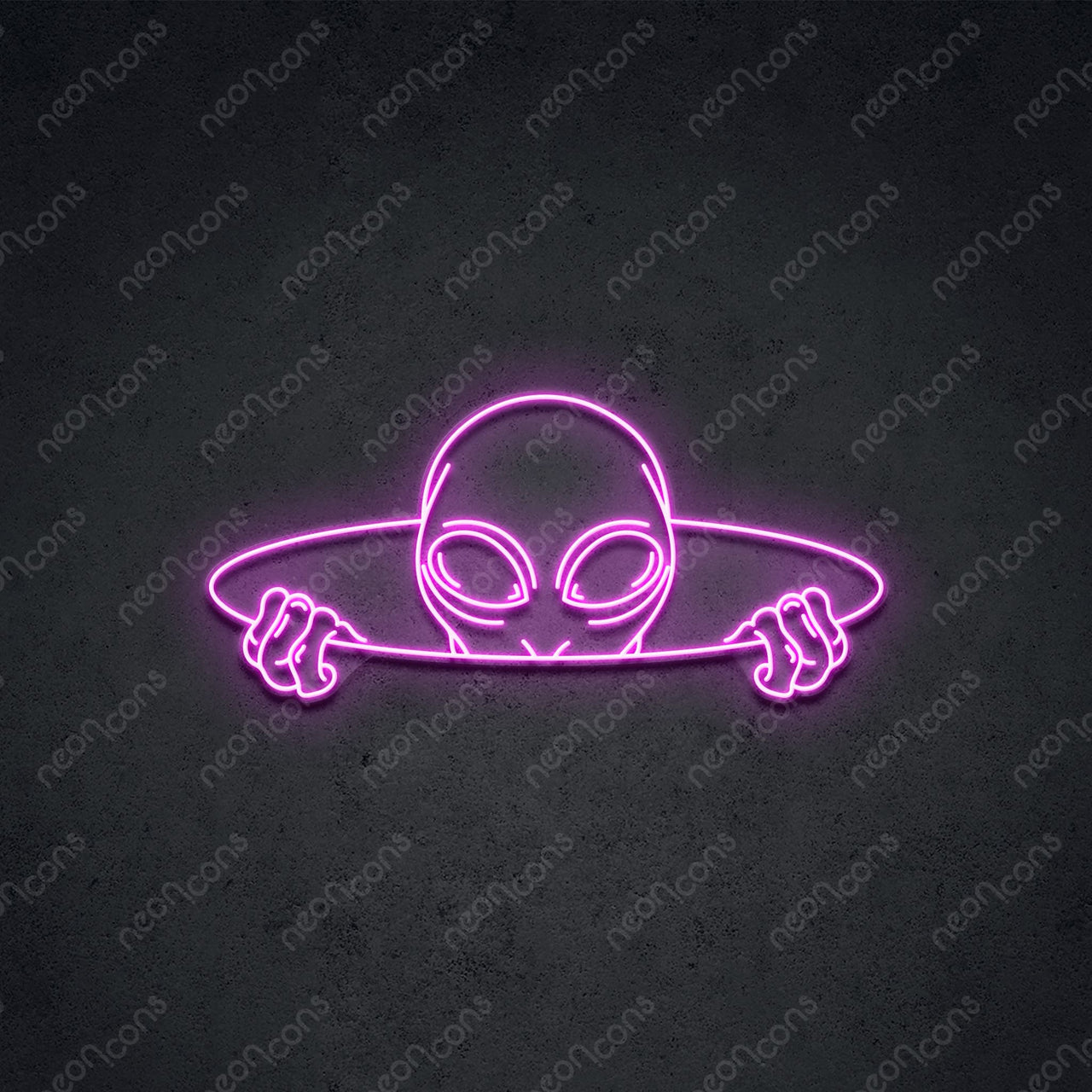 "Alien Portal" LED Neon 75cm (2.5ft) / Pink / LED Neon by Neon Icons