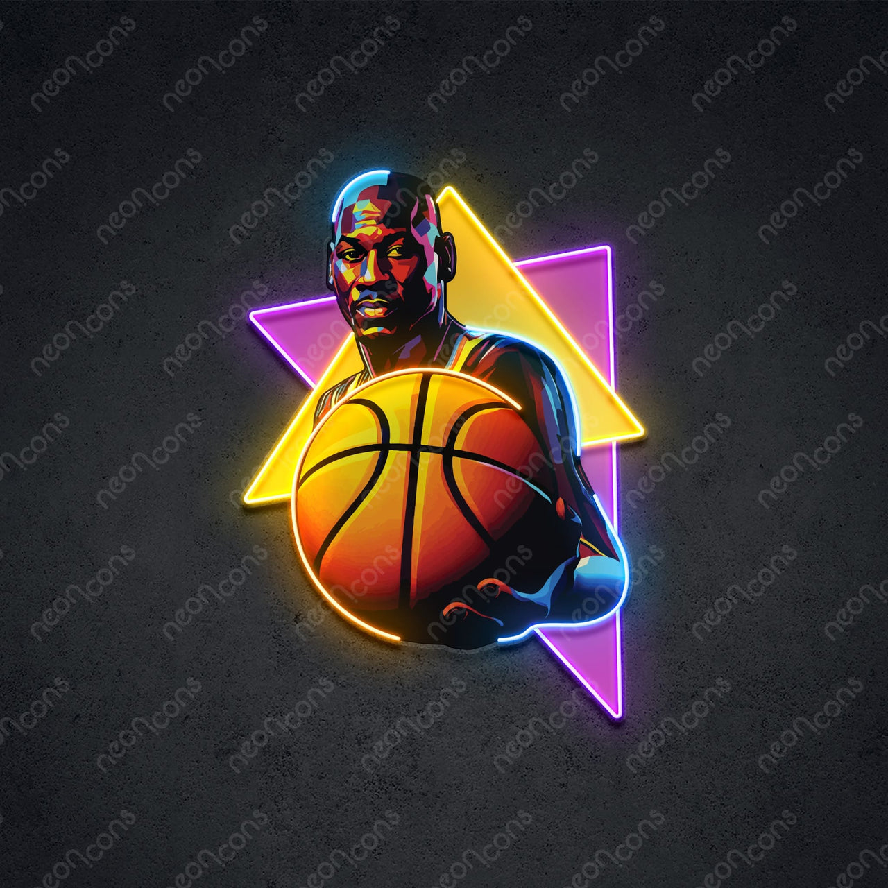 "Baller" Neon x Acrylic Artwork by Neon Icons