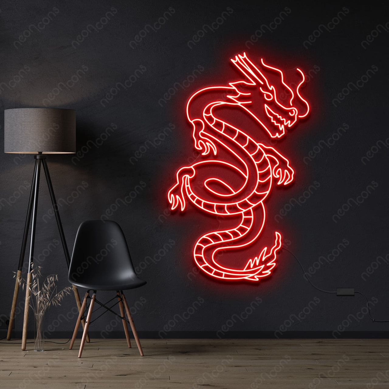 "Blood of The Dragons" Neon Sign by Neon Icons