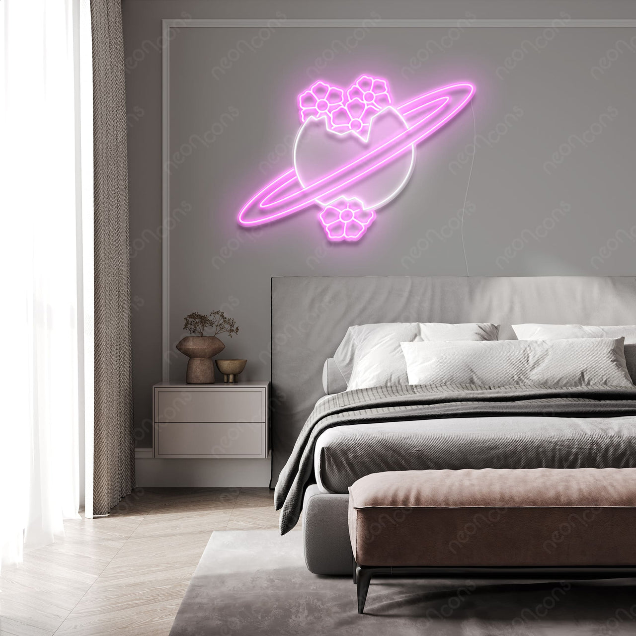 "Blooming Jupiter" LED Neon by Neon Icons