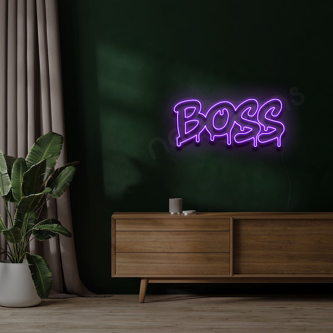 "Boss" Neon Sign by Neon Icons