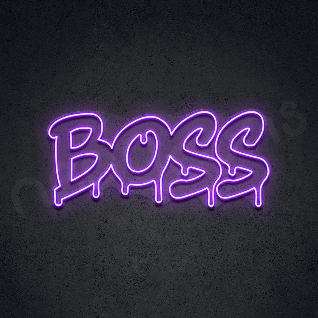 "Boss" Neon Sign by Neon Icons