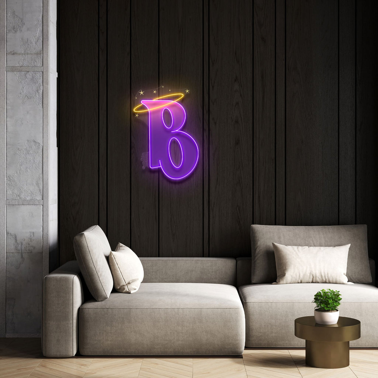 "Bratz B Icon" LED Neon x Print by Bratz