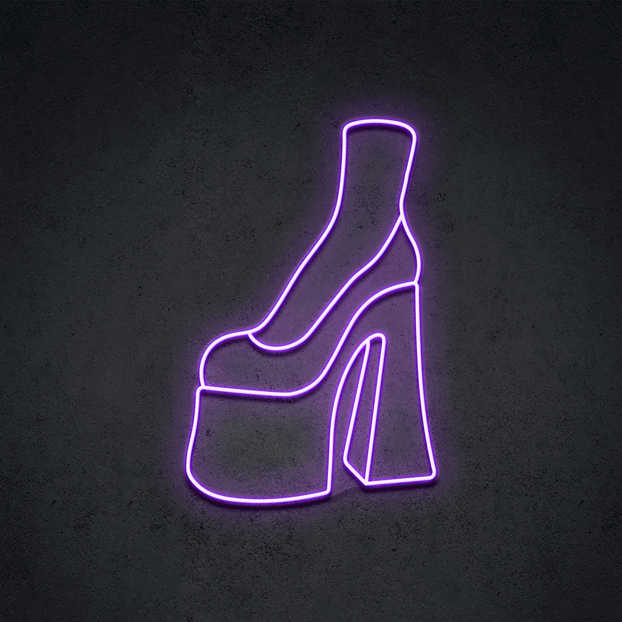 "Bratz Platform Boot" LED Neon 45cm (1.5ft) / Purple / LED Neon by Bratz