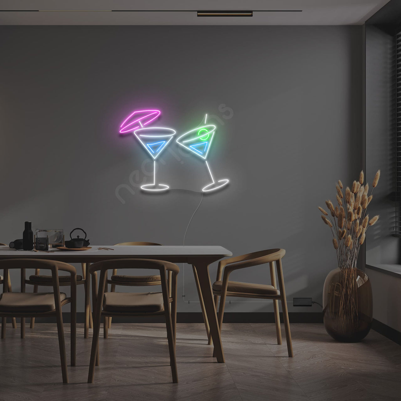 "Clink " Neon Sign by Neon Icons