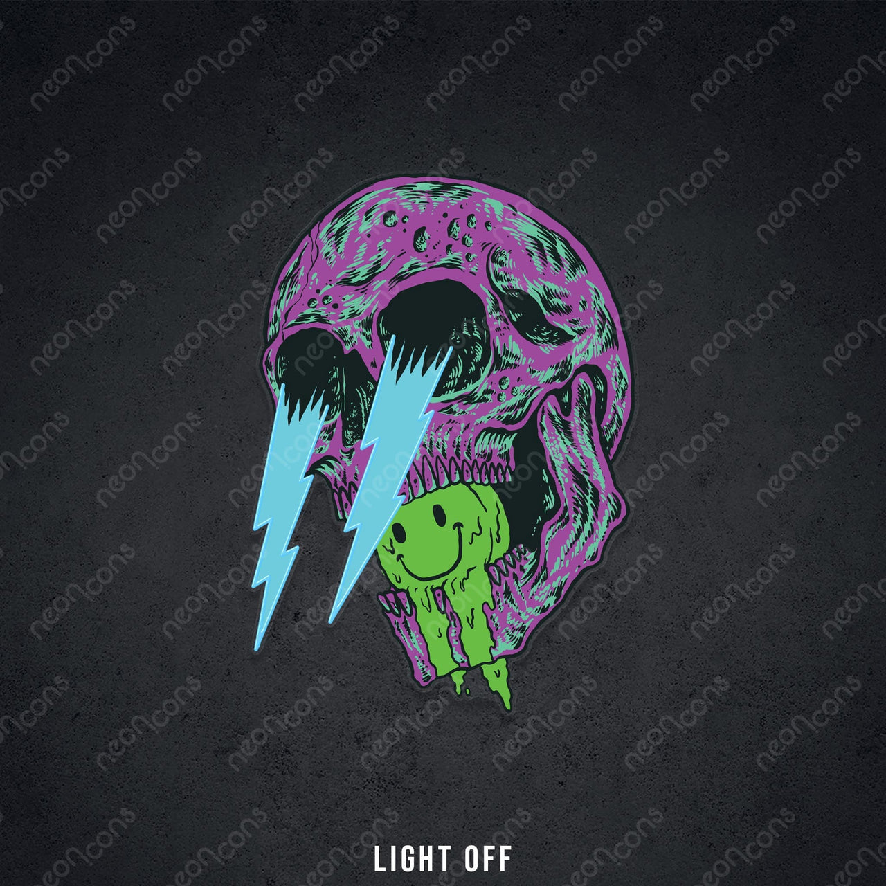 "Deadly Stare" LED Neon x Print by Neon Icons