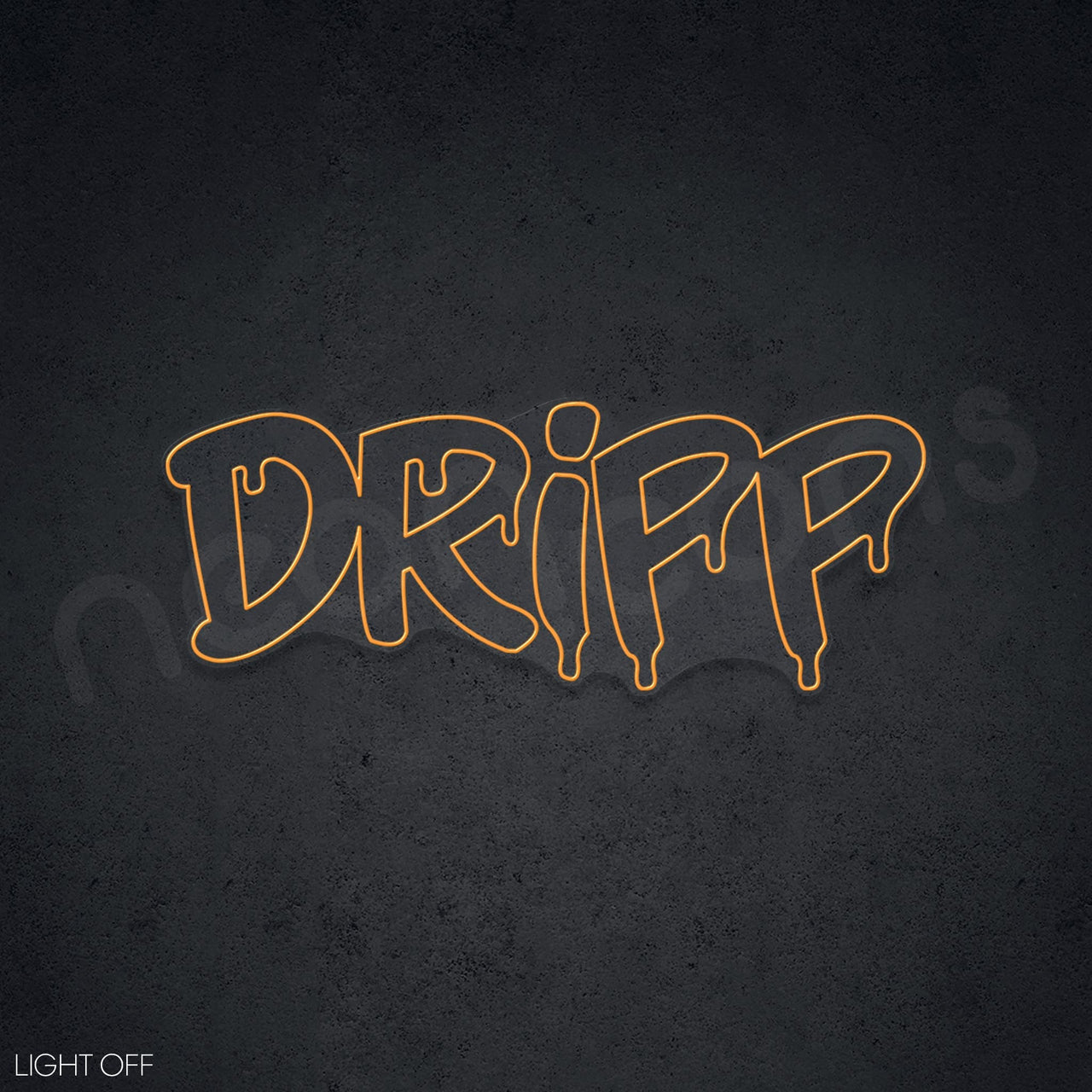 "Dripp" Neon Sign by Neon Icons