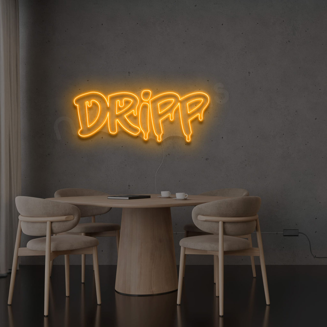 "Dripp" Neon Sign by Neon Icons