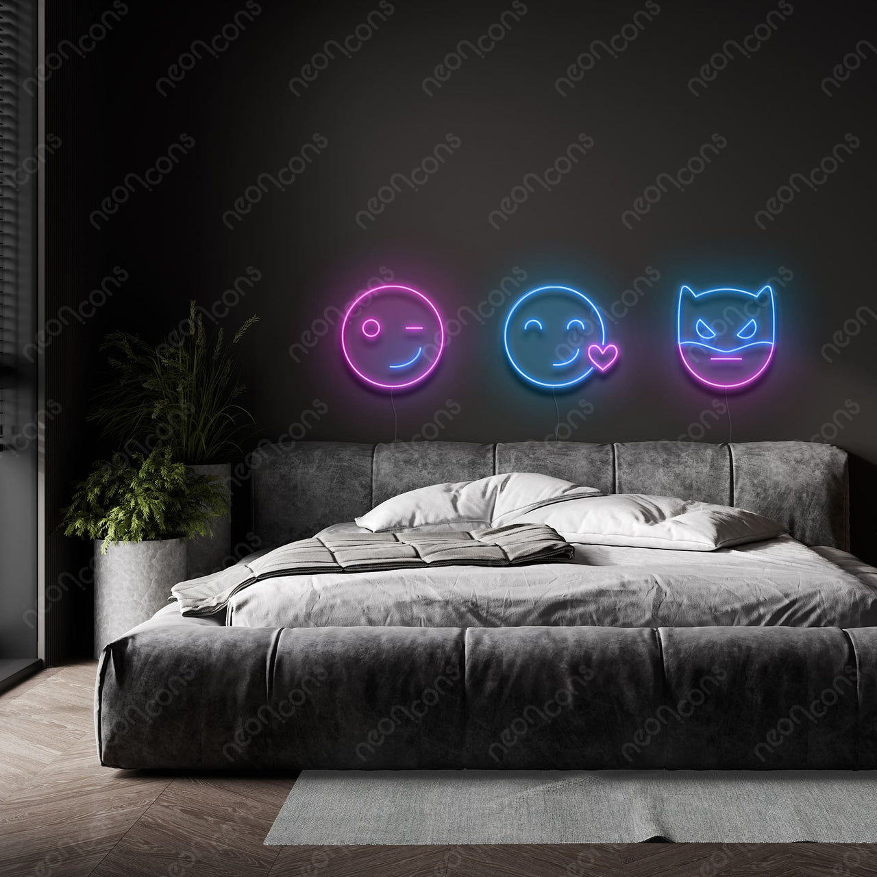 "Emoji Characters" LED Neon by Neon Icons