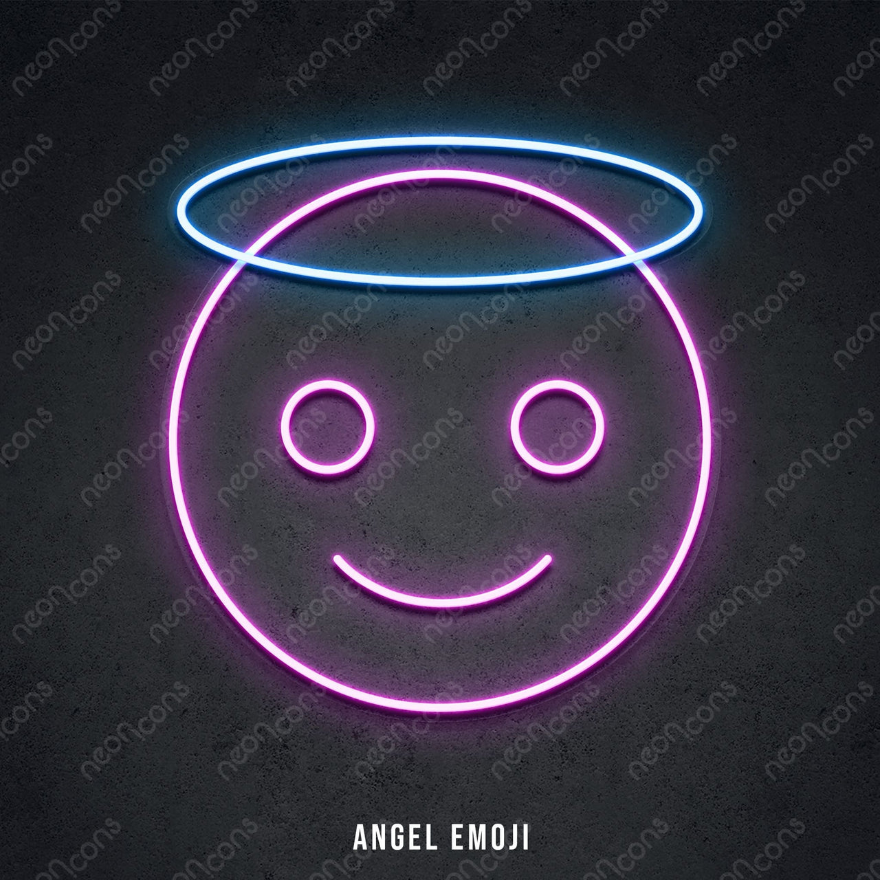 "Emoji Characters" LED Neon Angel / LED Neon by Neon Icons