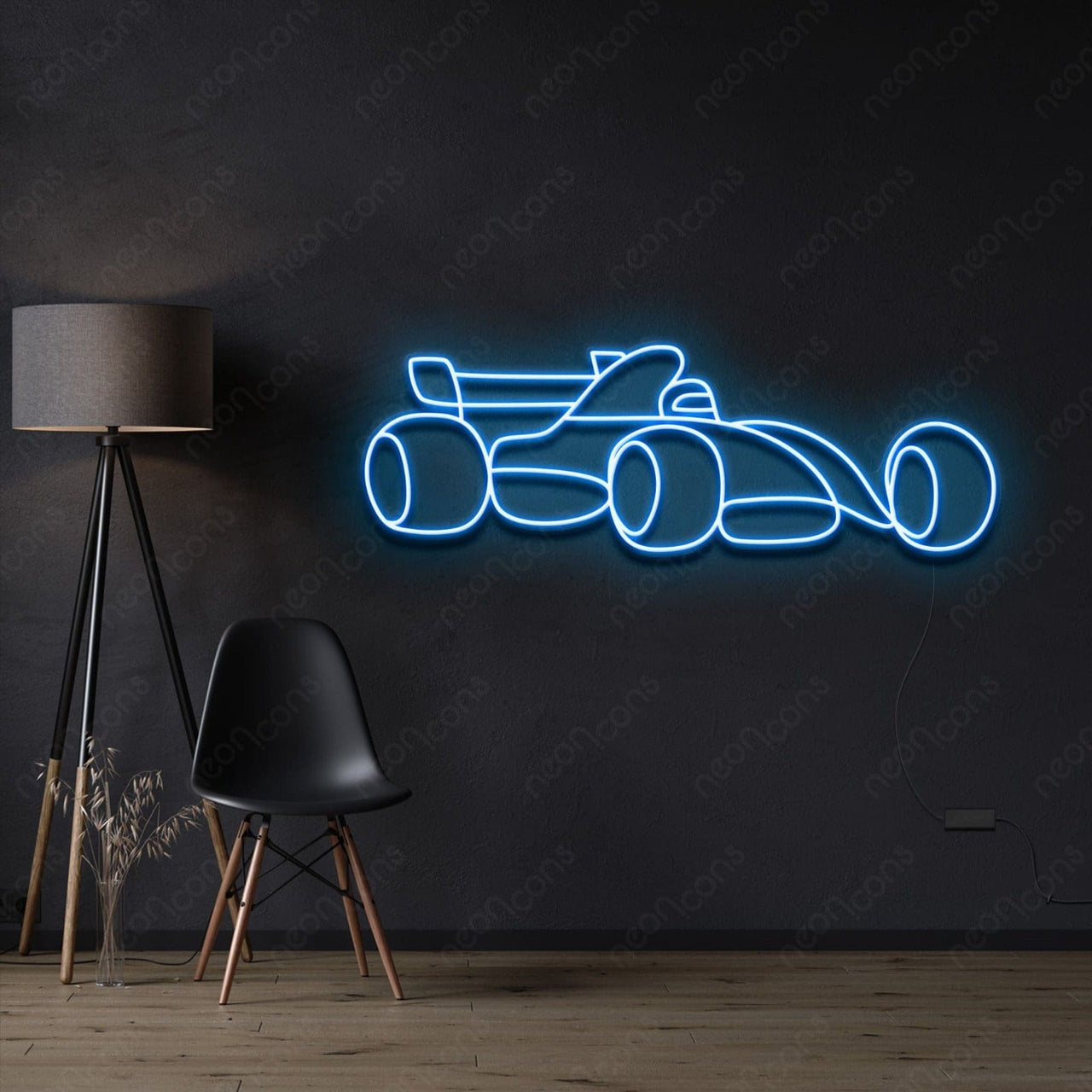 "Formula 1 Race Car" Neon Sign by Neon Icons