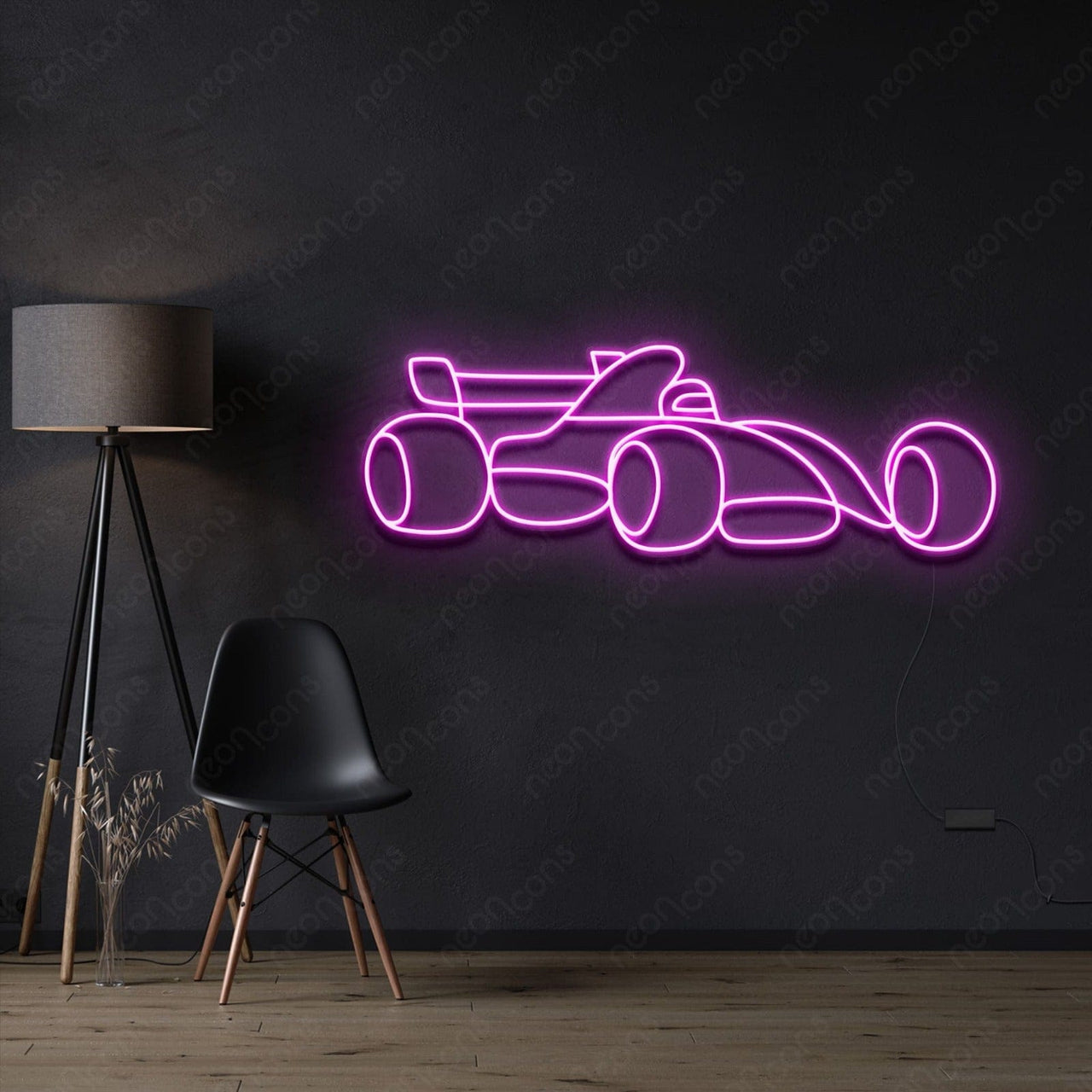 "Formula 1 Race Car" Neon Sign by Neon Icons