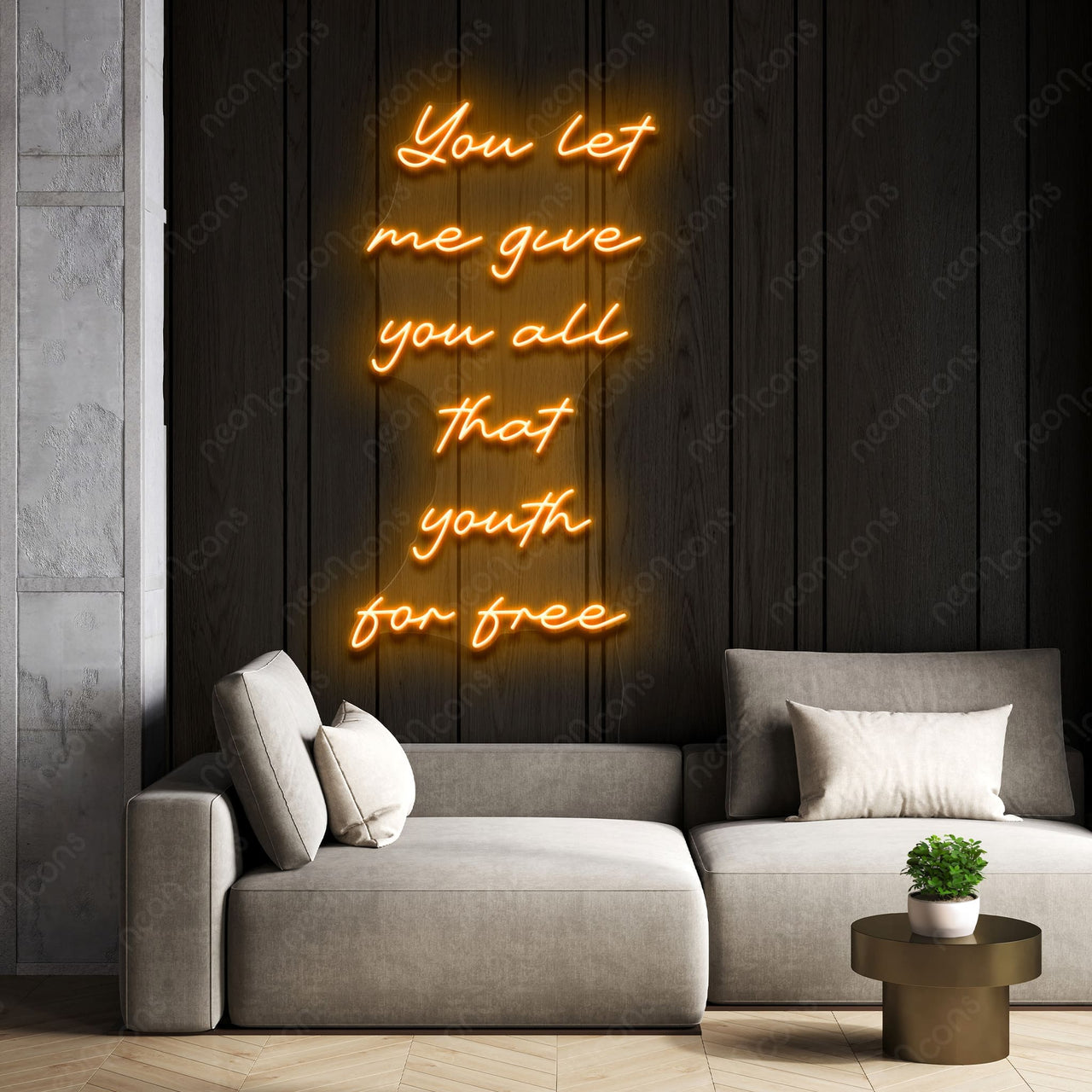 "Free Youth" Neon Sign by Neon Icons