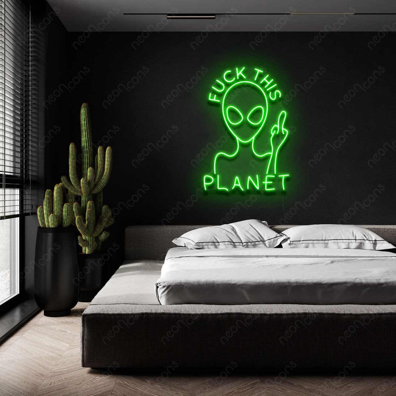 "Fuck This Planet" Neon Sign by Neon Icons