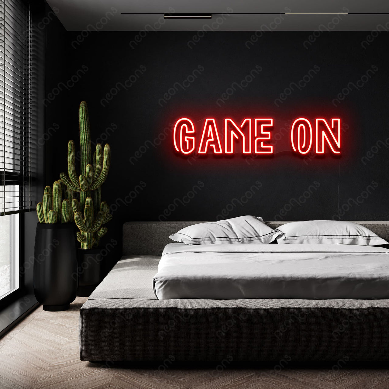 "Game On" LED Neon by Neon Icons