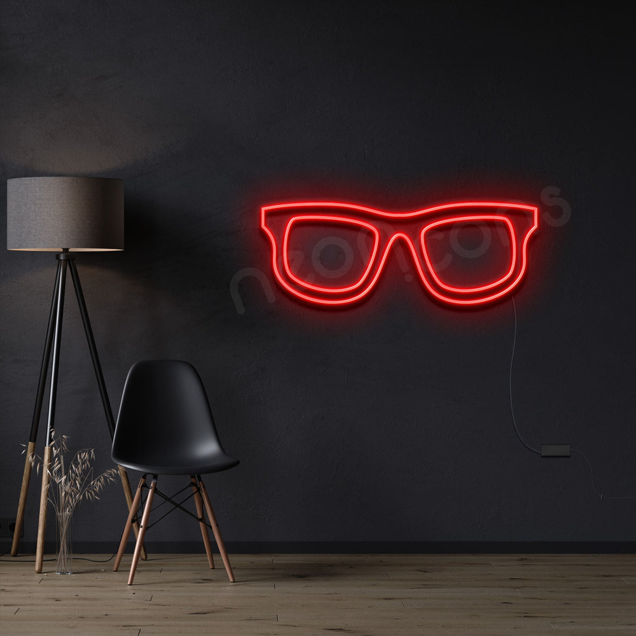 "Glasses" Neon Sign by Neon Icons