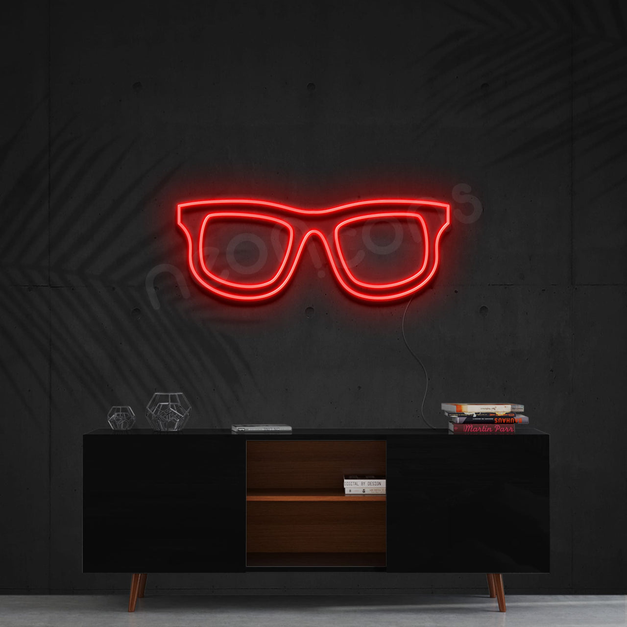 "Glasses" Neon Sign by Neon Icons