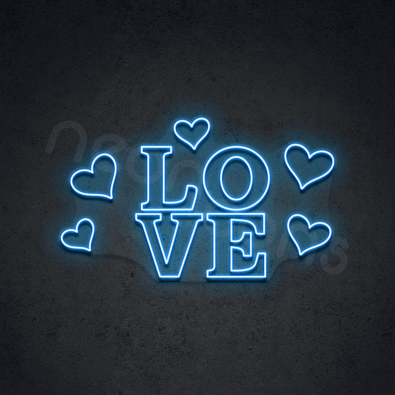"Heartfelt Glow" Neon Signs by Neon Icons