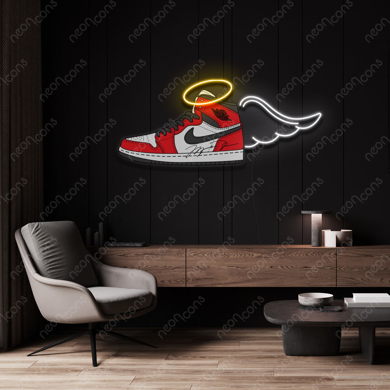 "Holy Grail" LED Neon x Print by Neon Icons