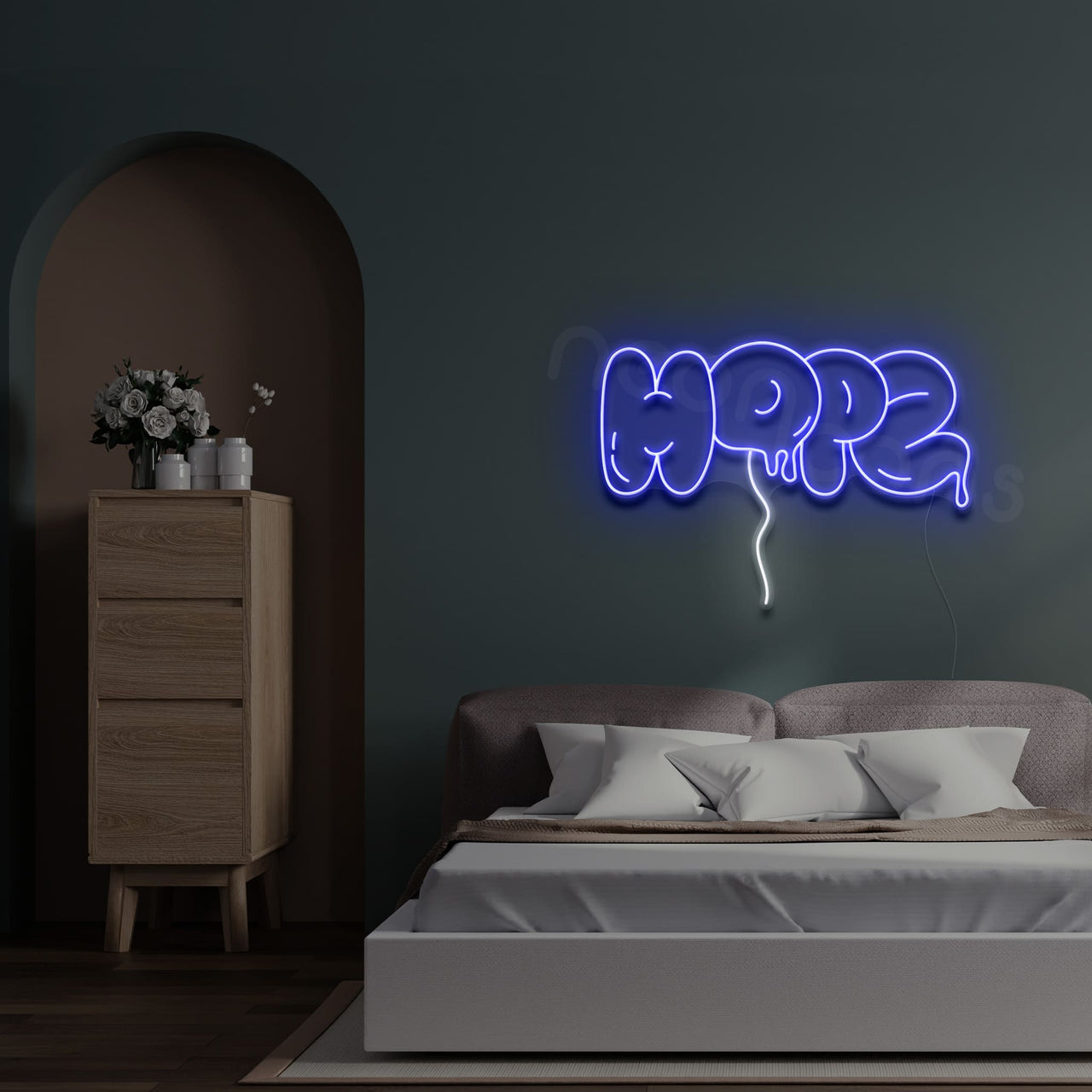 "Hope" Neon Sign by Neon Icons