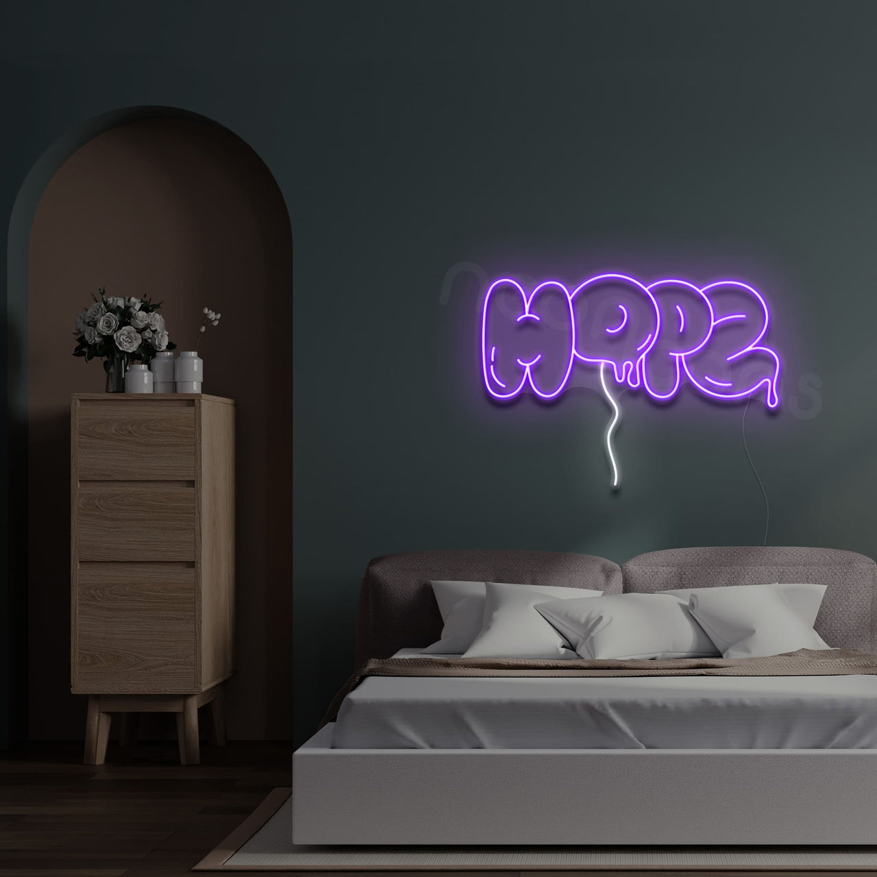 "Hope" Neon Sign by Neon Icons