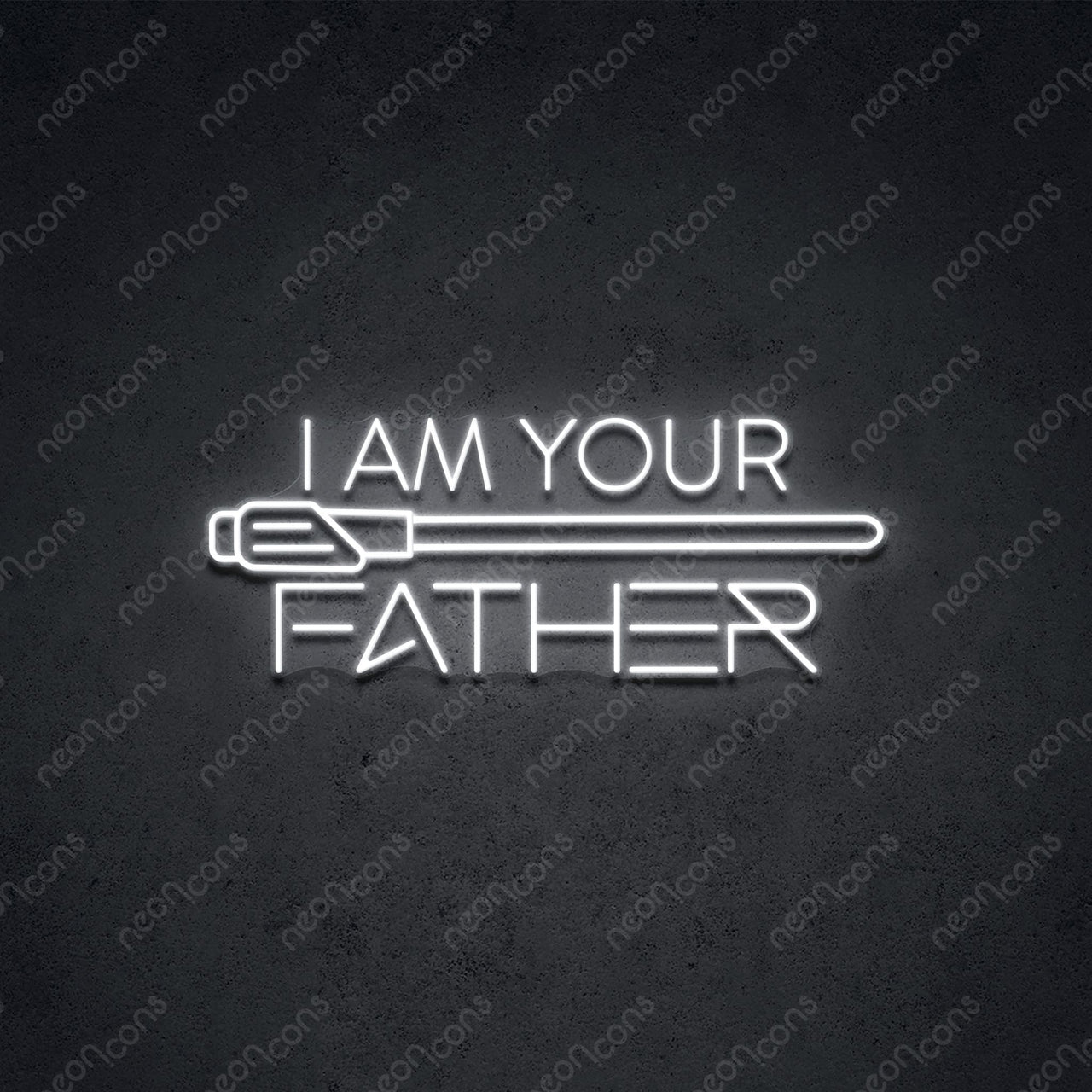 "I Am Your Father" Neon Sign 60cm (2ft) / RGB (Color Changing) / LED Neon by Neon Icons