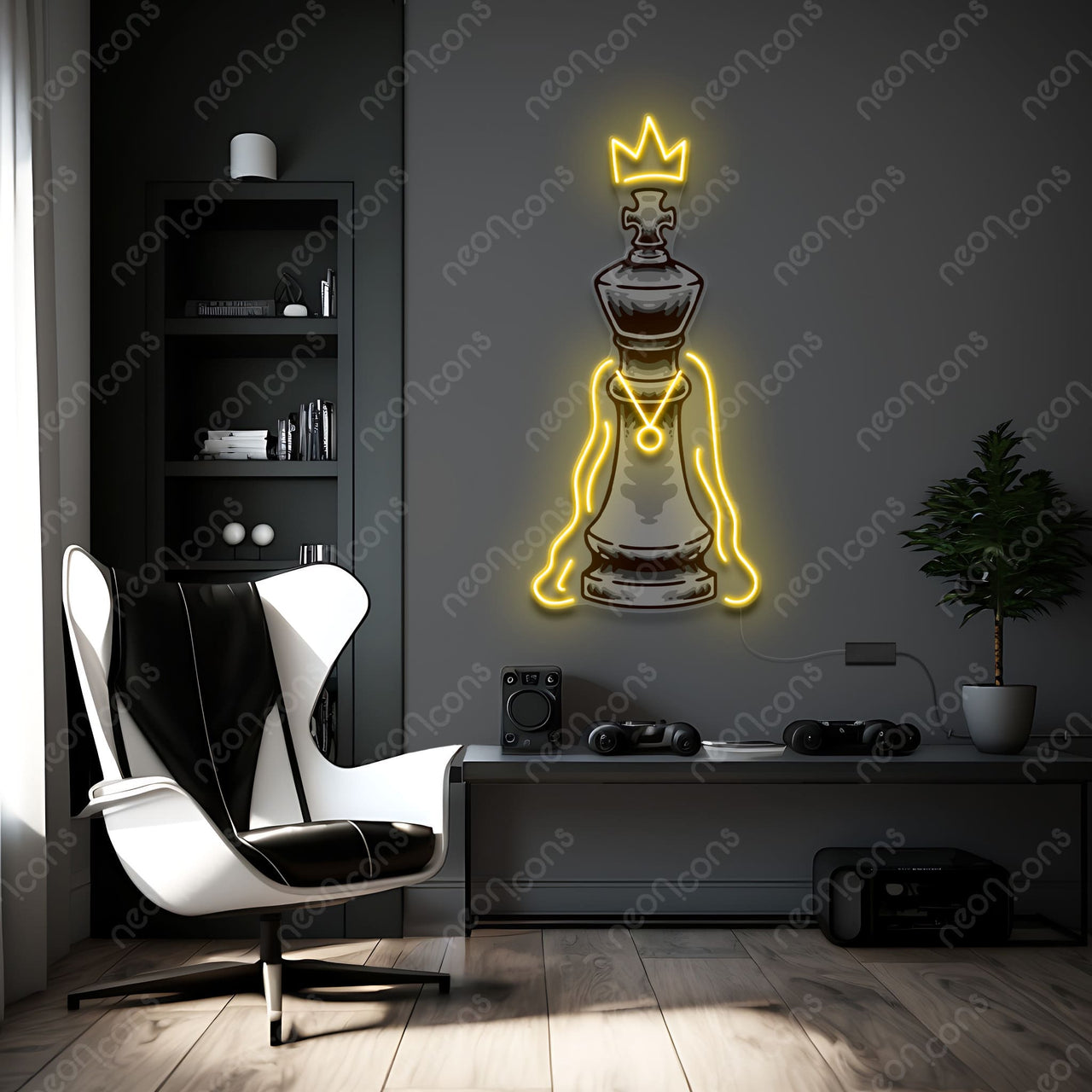 "King of Kings" LED Neon x Print by Neon Icons