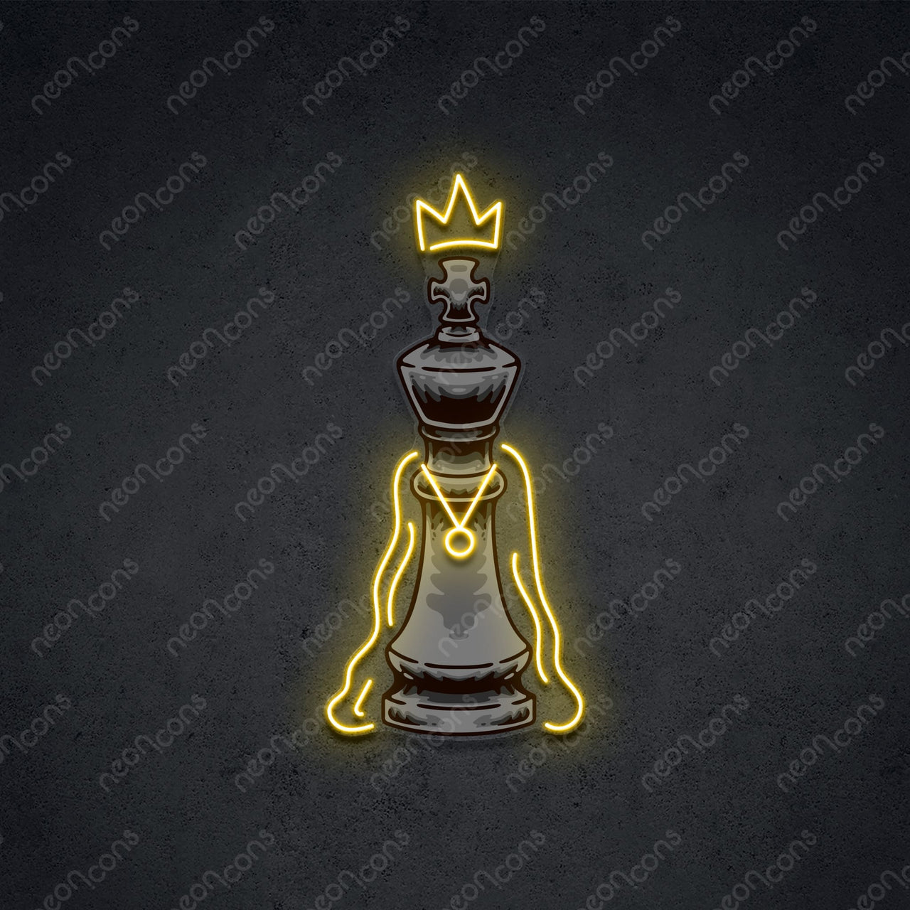 "King of Kings" LED Neon x Print 60cm (2ft) / LED Neon x Print by Neon Icons