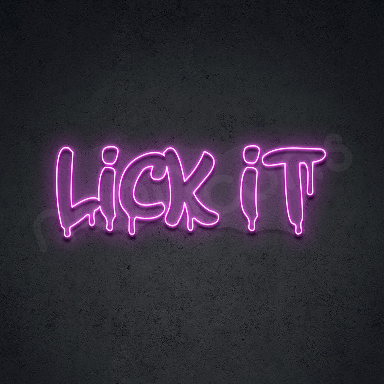 "Lick It" Neon Sign by Neon Icons