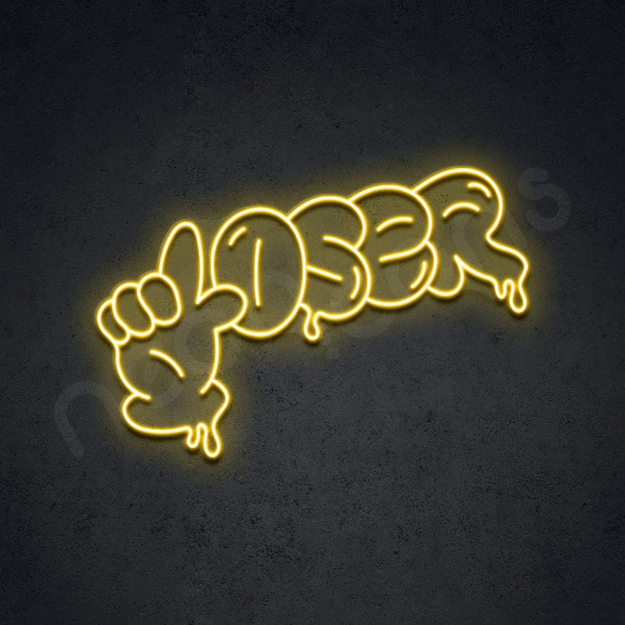 "Loser" Neon Sign by Neon Icons