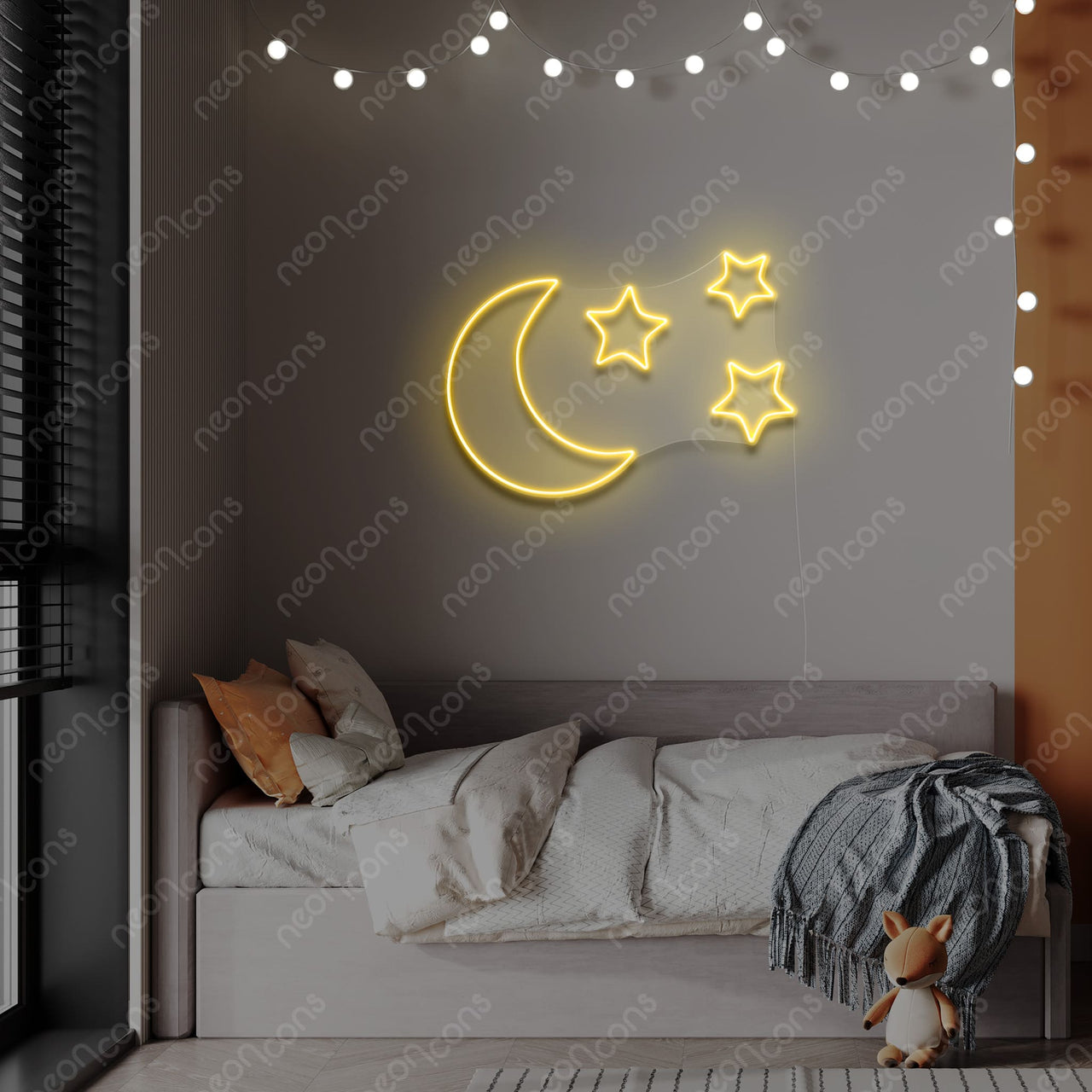 "Moongazing" LED Neon by Neon Icons