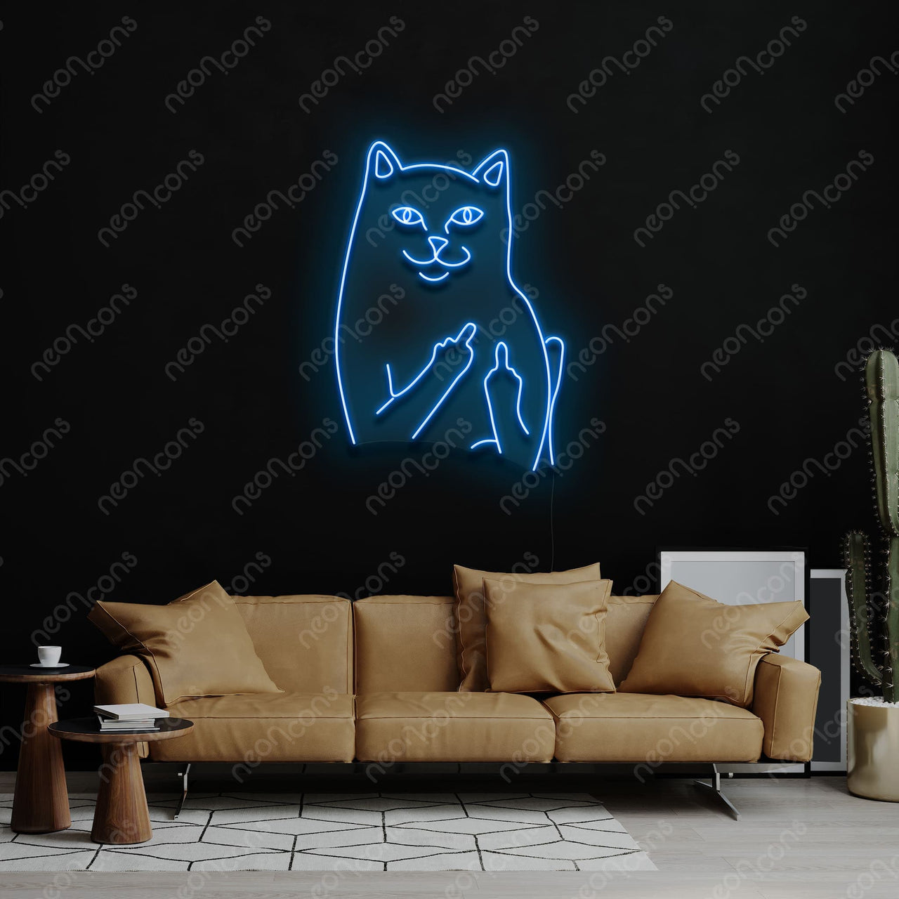 "Mr. Bad Cat" LED Neon Sign by Neon Icons