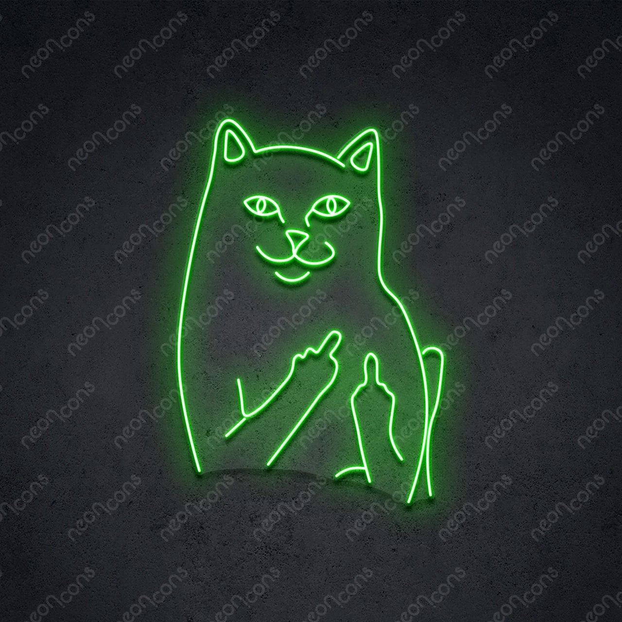 "Mr. Bad Cat" LED Neon Sign by Neon Icons