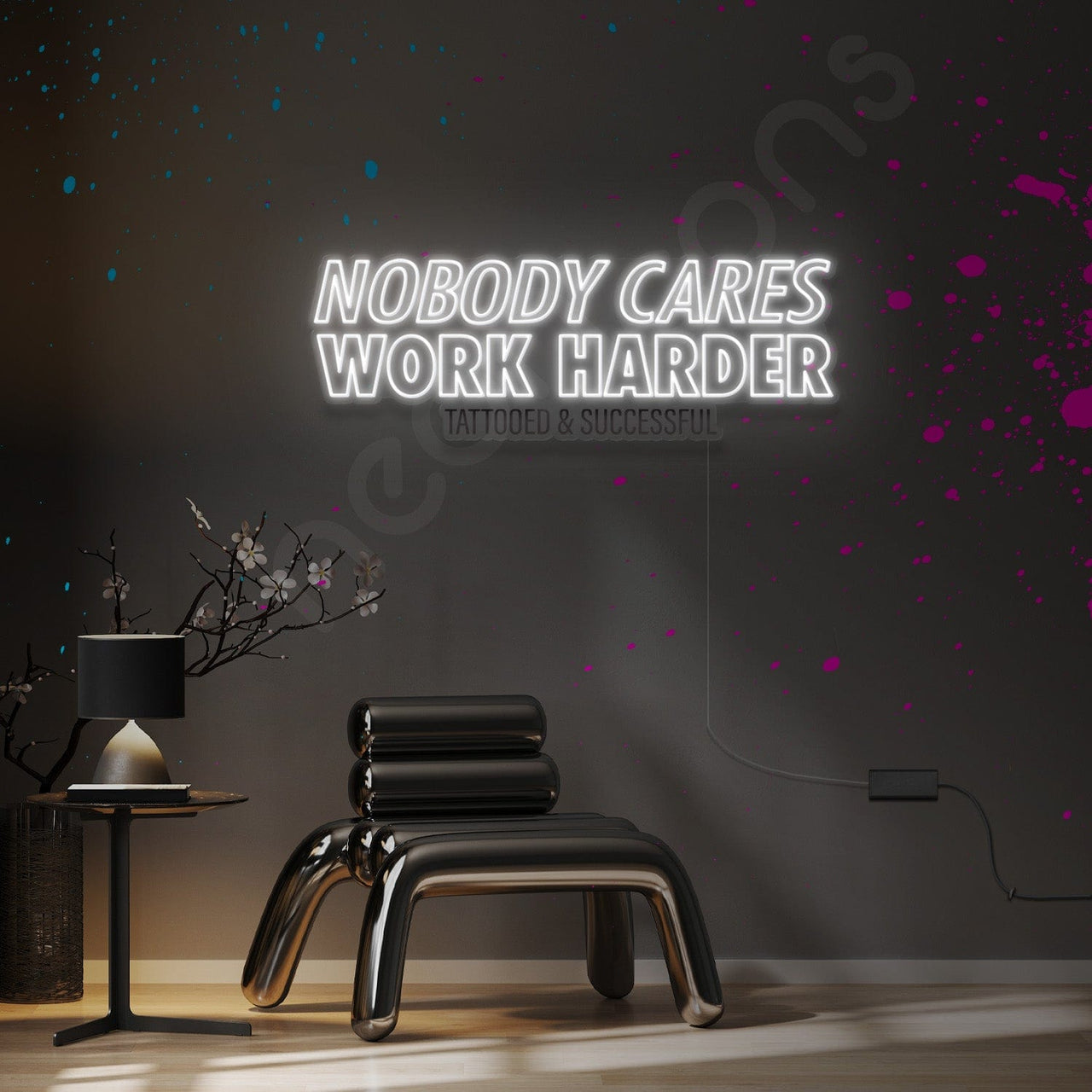 Nobody Cares Work Harder by Tattooed and Successful by Tattooed and Successful