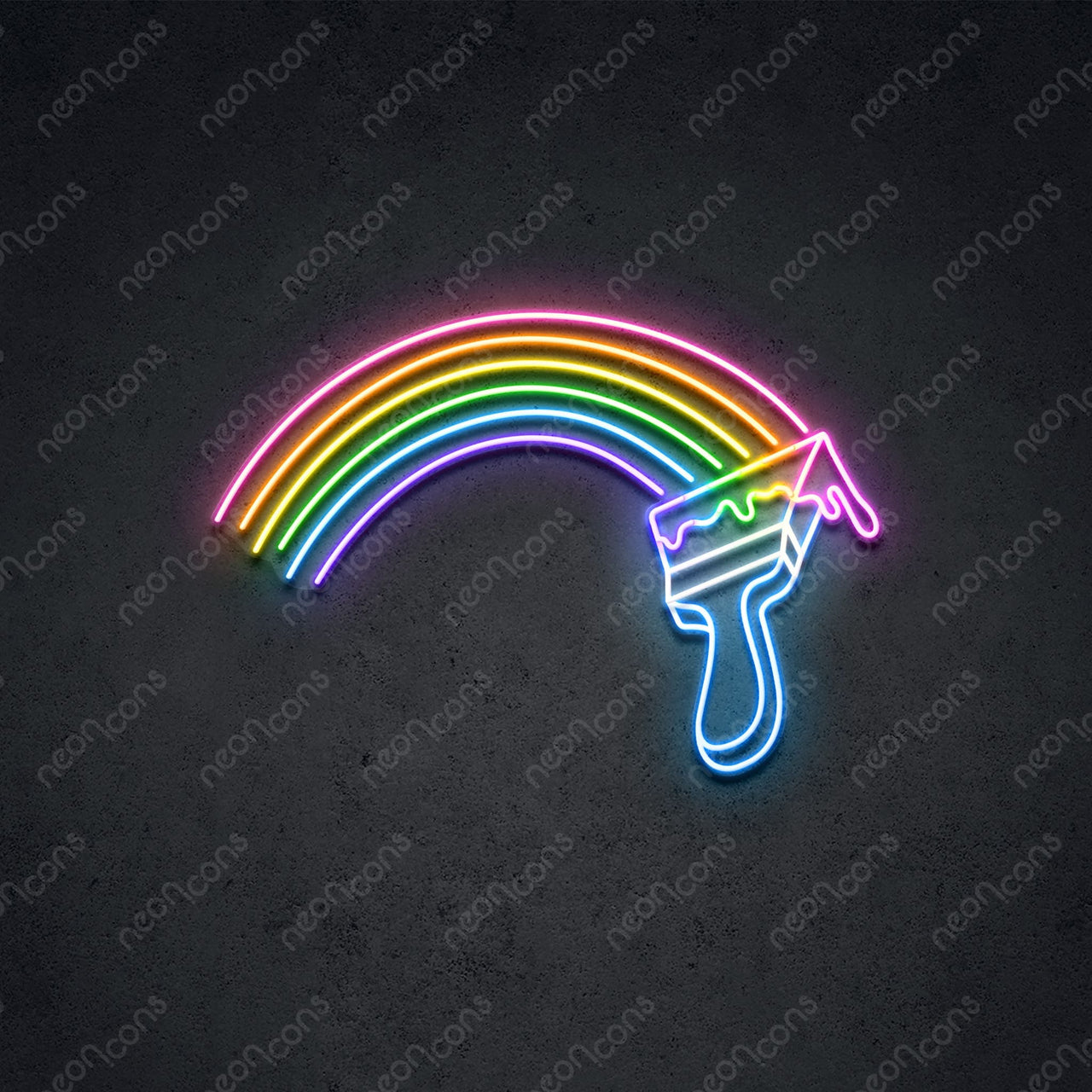 "Painting Rainbows" LED Neon by Neon Icons