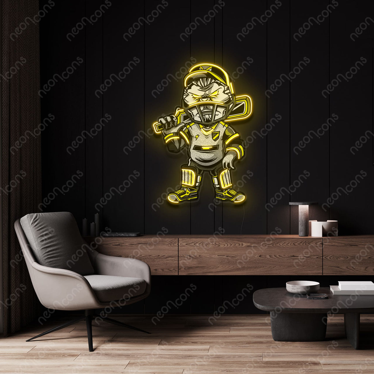 "Skipper" LED Neon x Print by Neon Icons