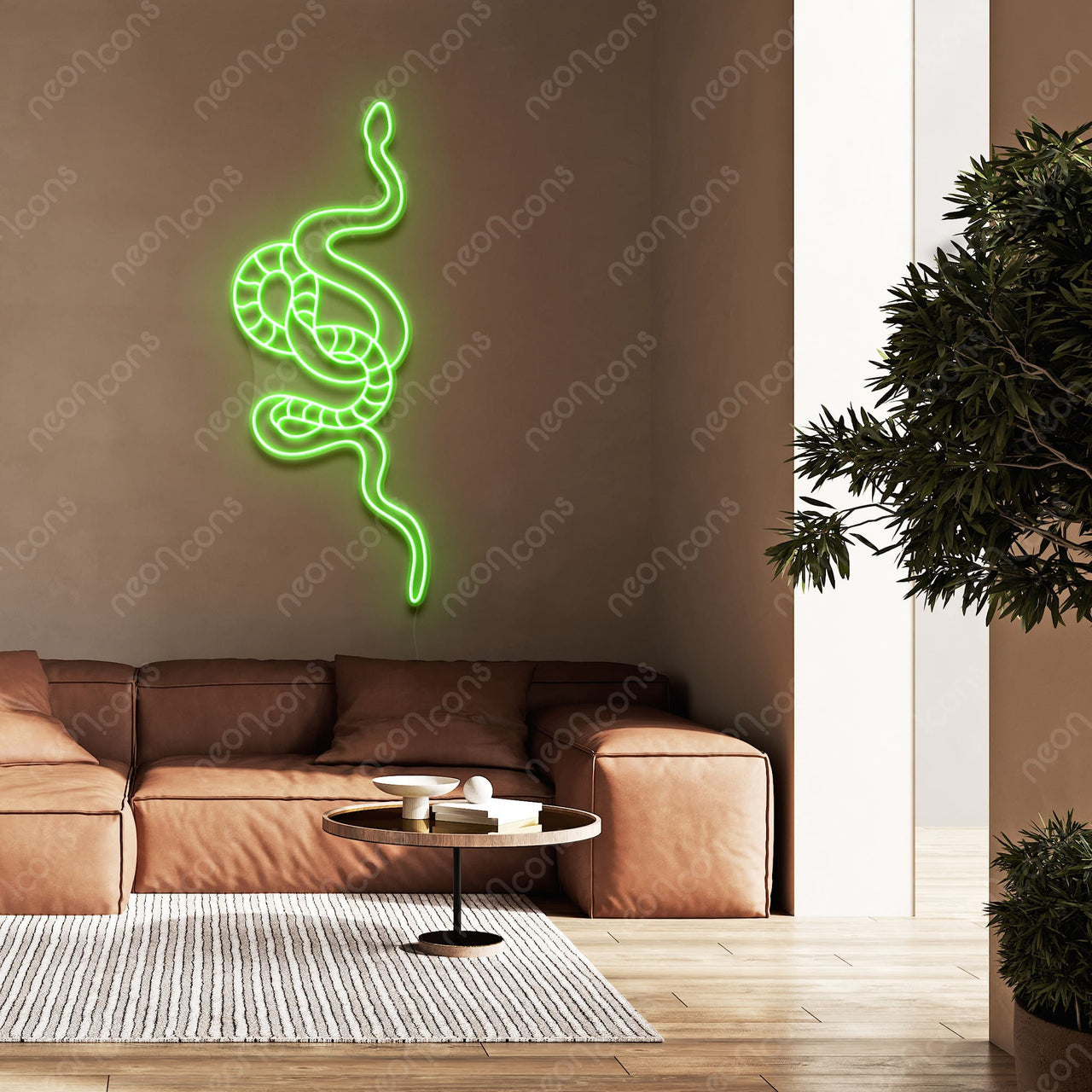 "Snake" LED Neon by Neon Icons