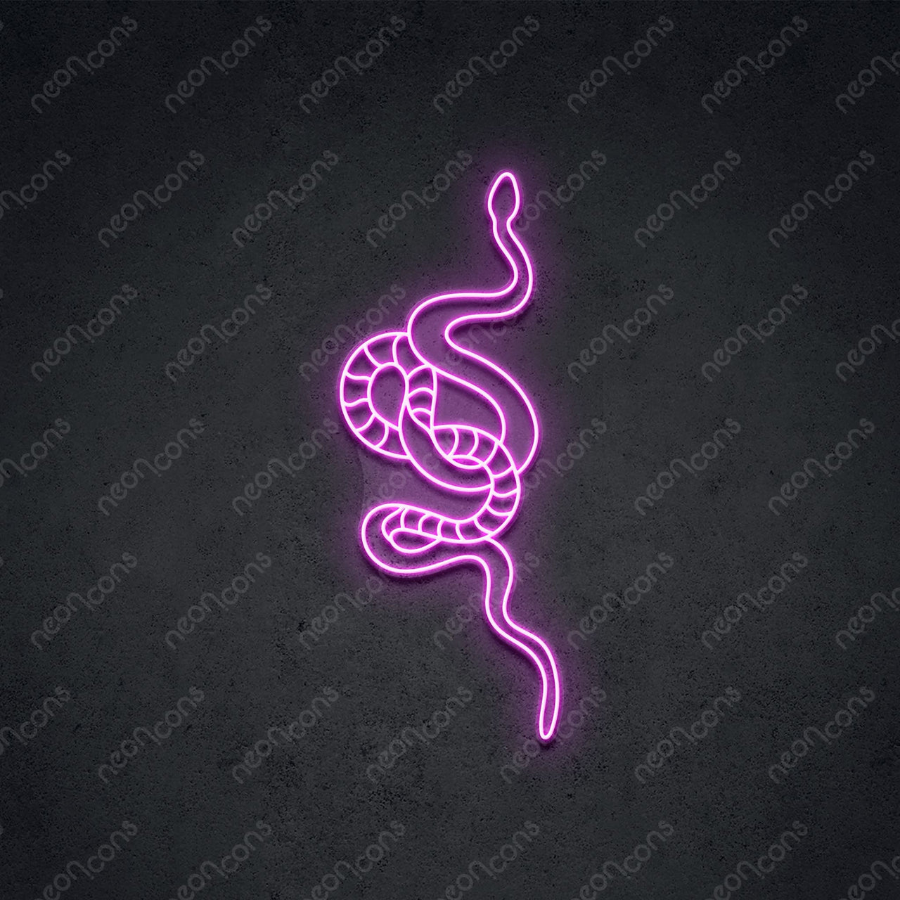 "Snake" LED Neon 90cm (3ft) / Pink / LED Neon by Neon Icons