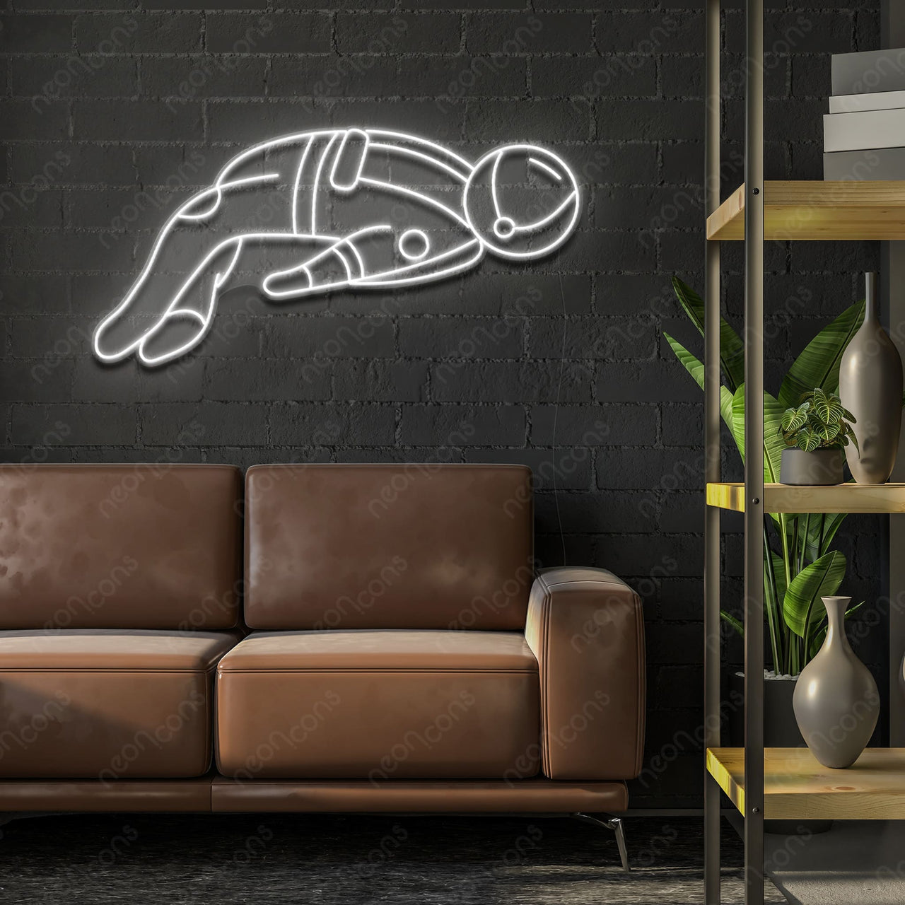 "Spaceman" LED Neon by Neon Icons