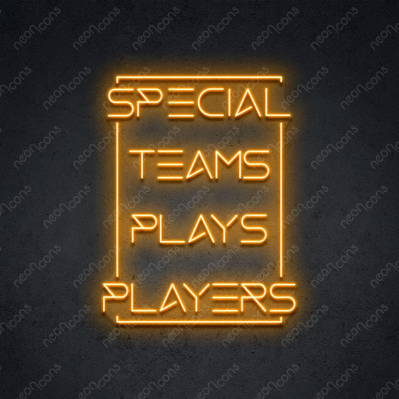 "Special All Rounder" LED Neon 45cm (1.5ft) / Orange / LED Neon by Neon Icons