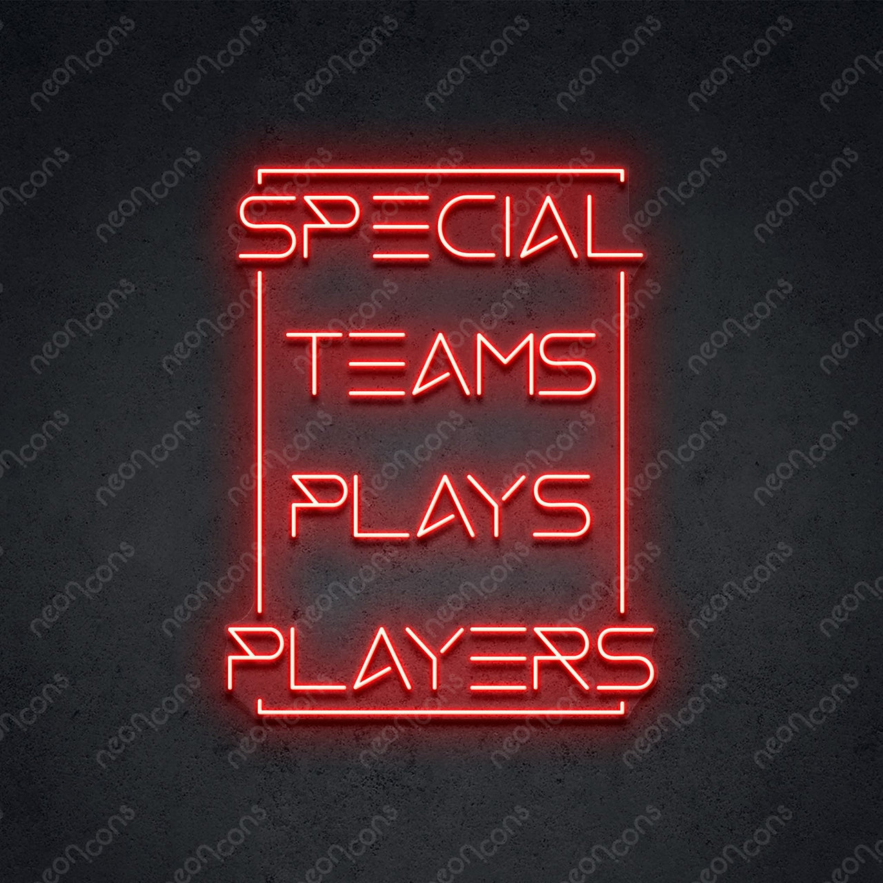 "Special All Rounder" LED Neon 45cm (1.5ft) / Red / LED Neon by Neon Icons