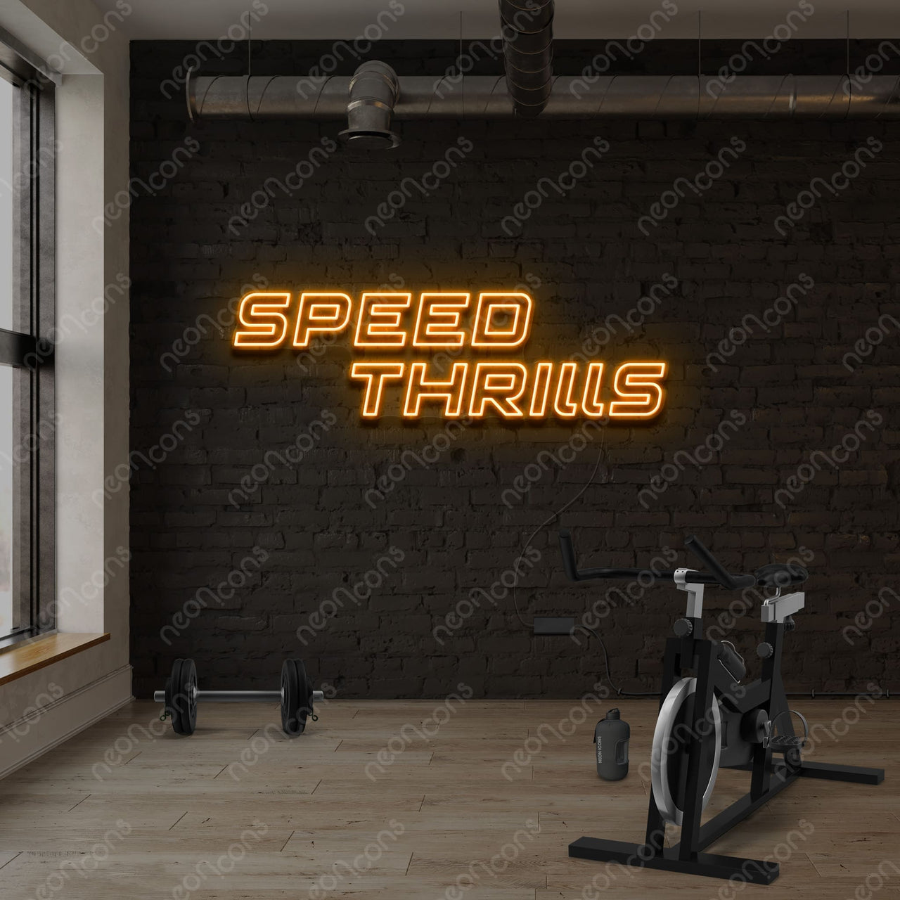 "Speed Thrills" LED Neon by Neon Icons