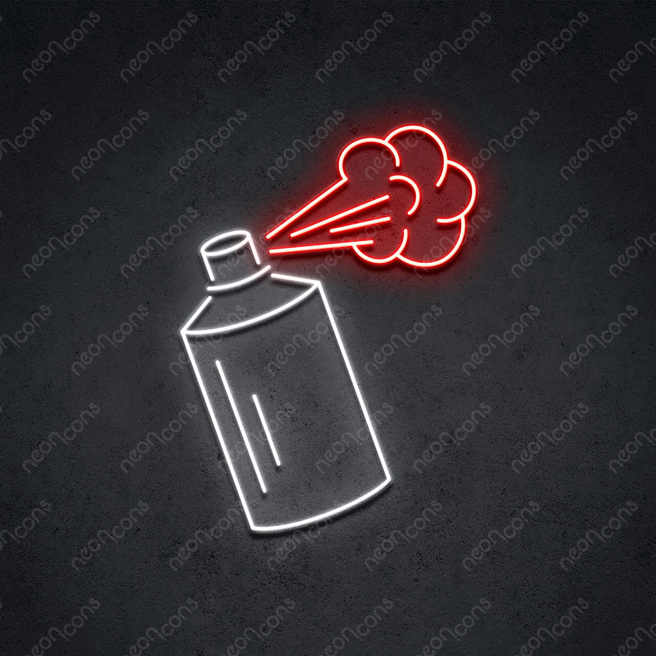 "Spray Can" LED Neon 45cm (1.5ft) / Red / LED Neon by Neon Icons