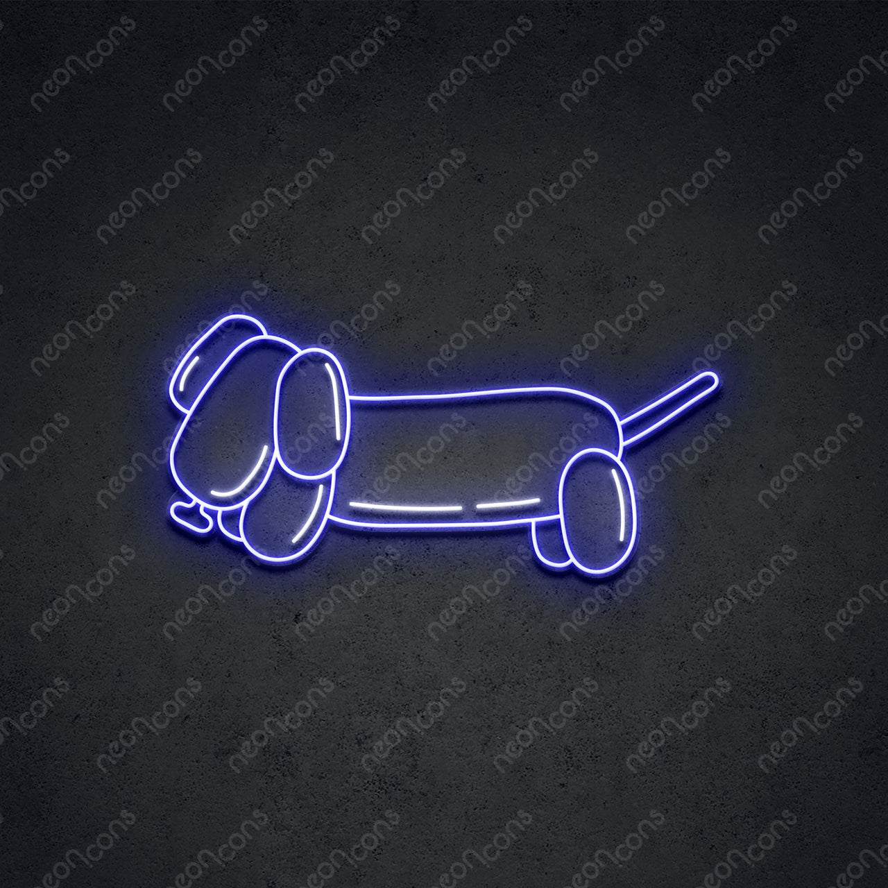 "Squeaky Weenie" LED Neon 45cm (1.5ft) / Blue / LED Neon by Neon Icons