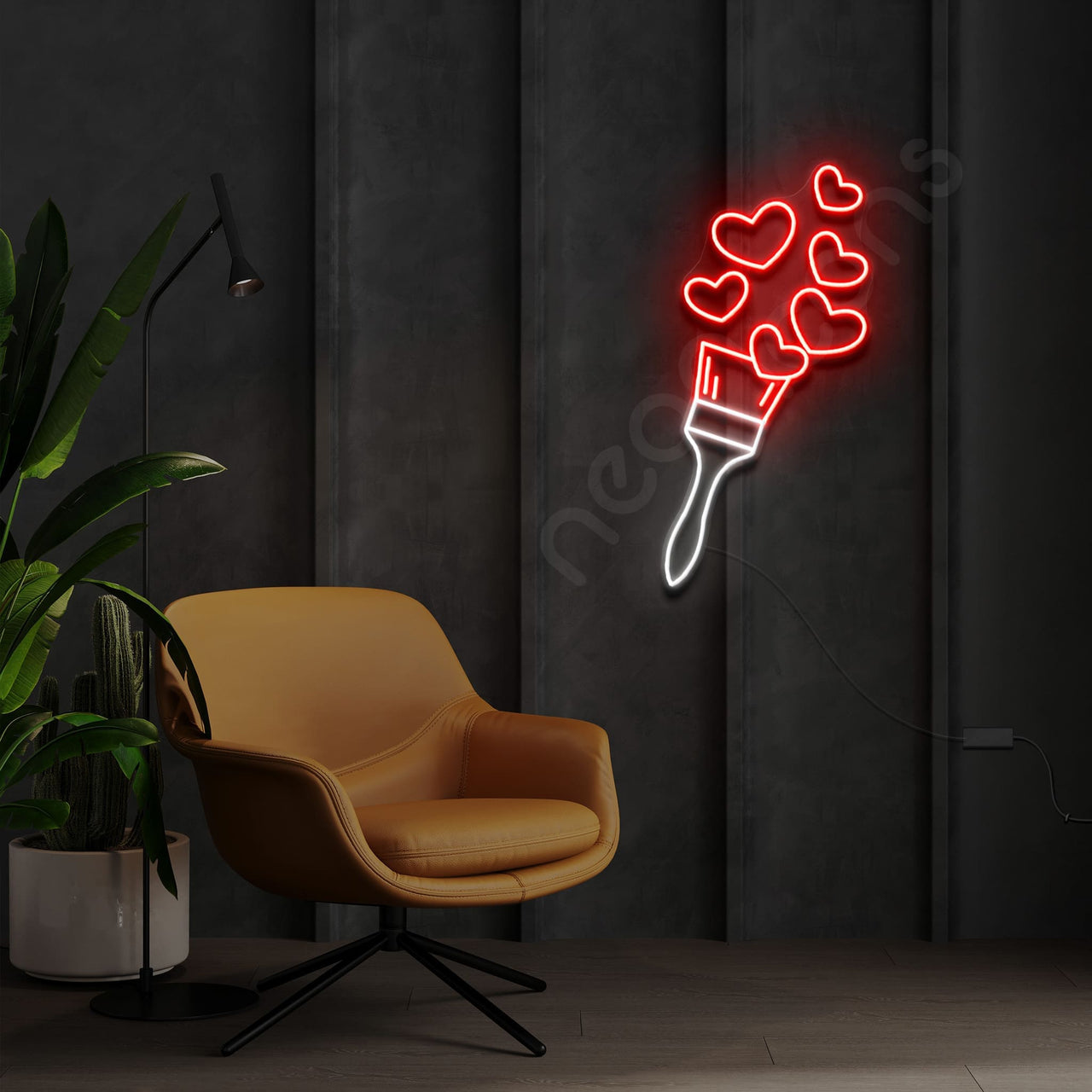 "Strokes of Love" Neon Signs by Neon Icons