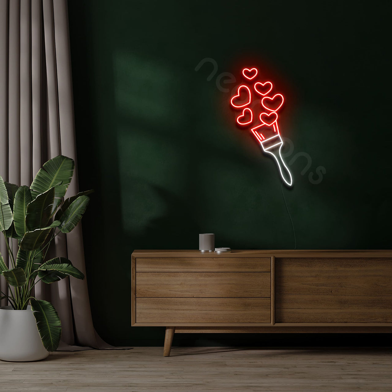 "Strokes of Love" Neon Signs by Neon Icons